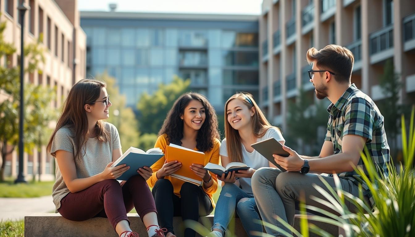 Student using online courses for flexible education